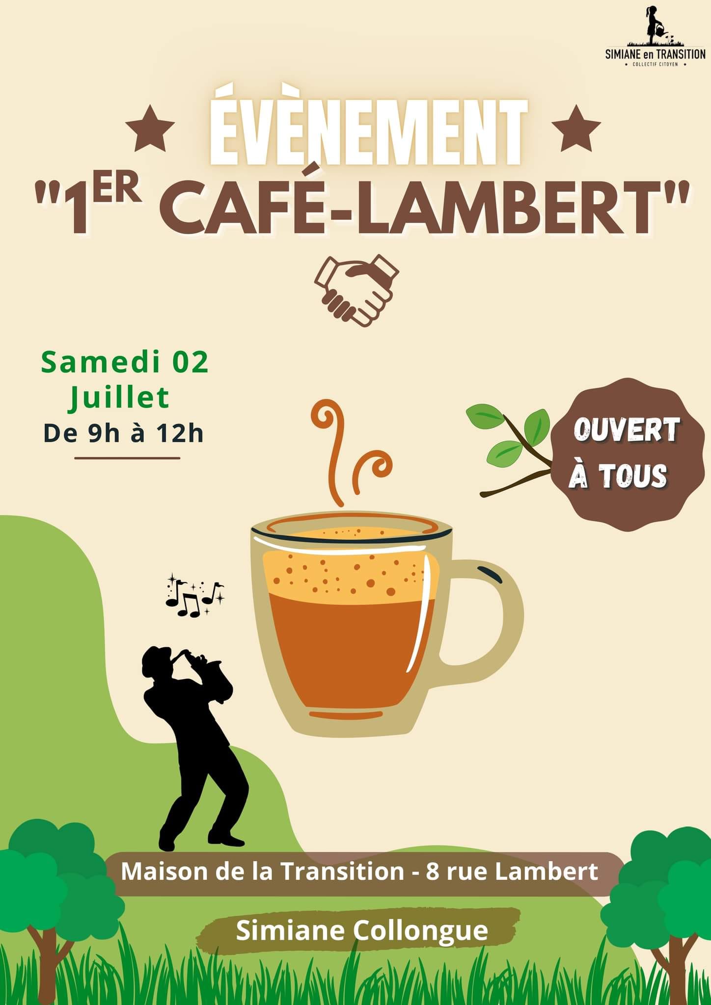 1er café Lambert à la Maison de la Transition