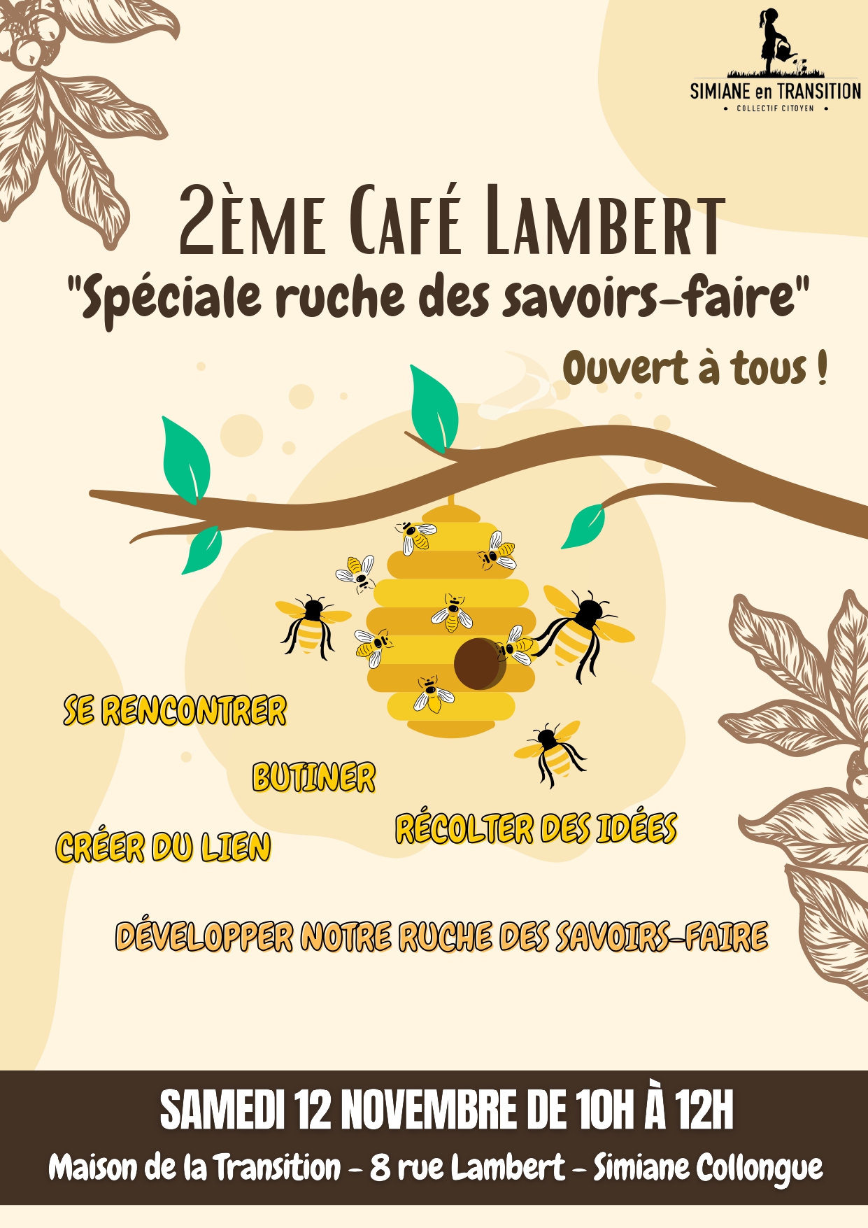 2ème café Lambert « spécial Ruche des savoir-faire »