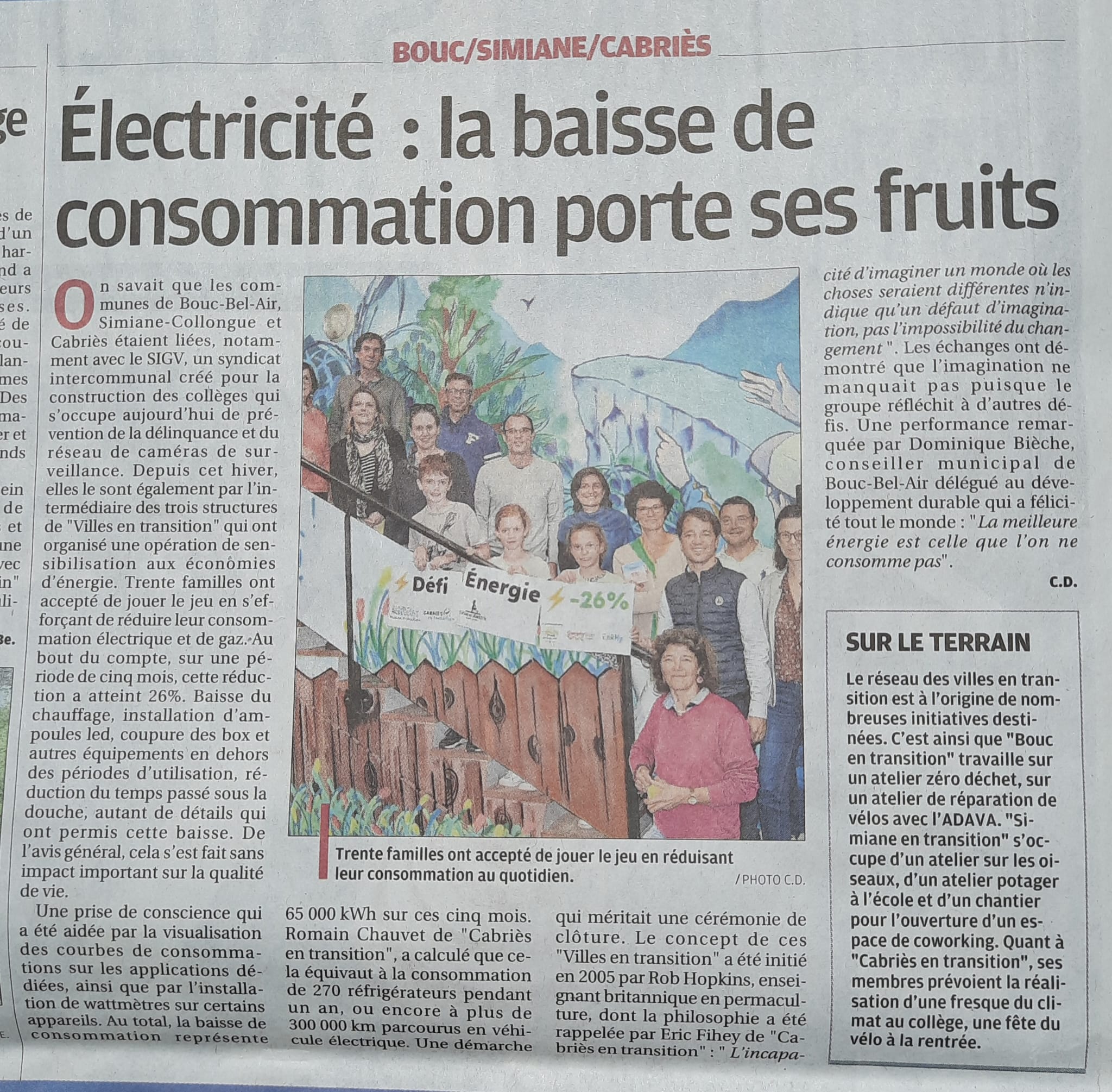 Le  Défi Energie  dans La Provence