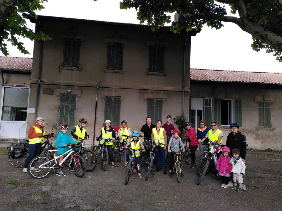 Balade familiale et convergence vélo en direction d’Aix-en-Provence