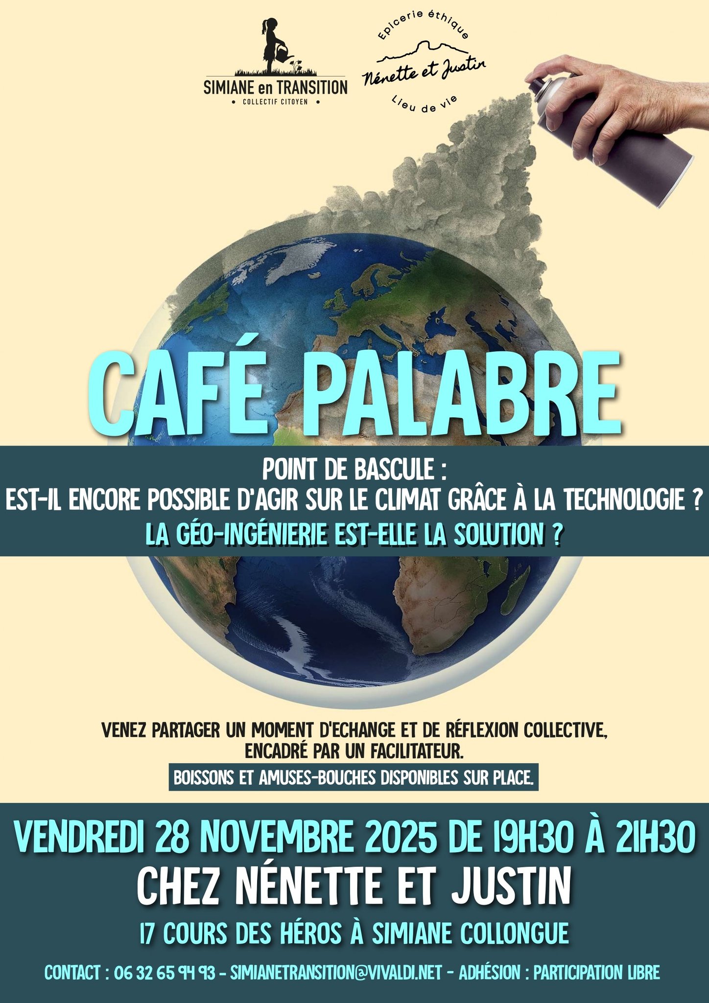 Café palabre le vendredi 28 novembre 2025